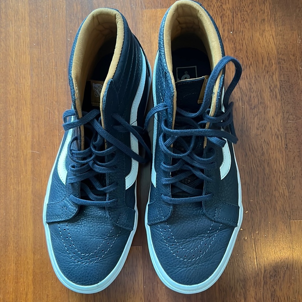 Men’s Navy Blue Vans Sneakers Size 10.5
